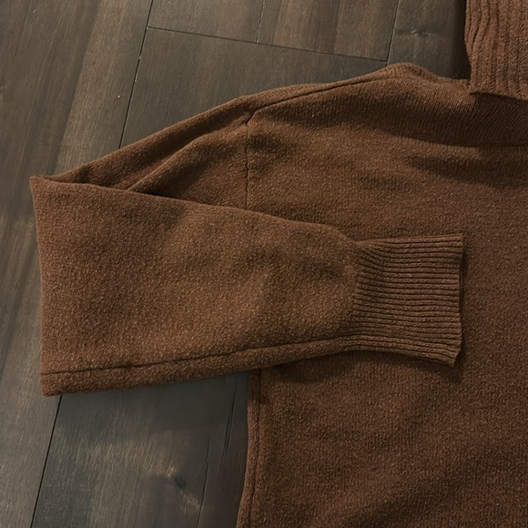 Amazing Memories Brown Cowl Neck Sweater - Picture 7 of 8